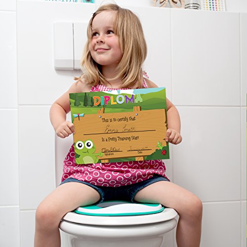 Potty Training Chart - Reward Sticker Chart - Nature Forest Theme - Marks Behavior Progress – Motivational Toilet Training for Toddlers and Children – Great for Boys and for Girls - Thumbnail 3
