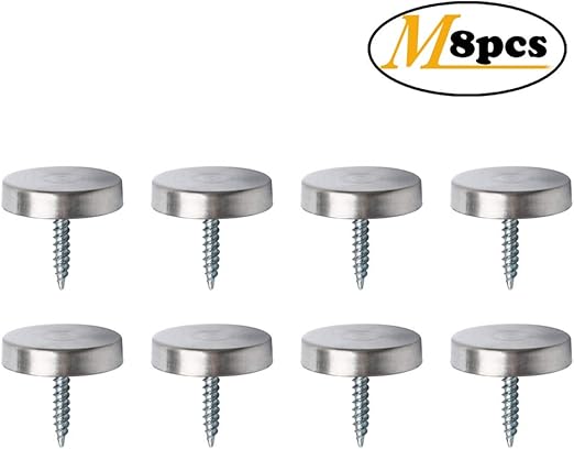 Amazon Com Mooche Mirror Screws Cap 8pcs 25mm Decorative Screw
