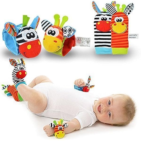 baby foot rattles