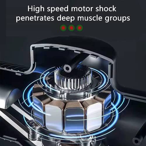 Massage Gun, Muscle Therapy Gun for Athletes, Deep Tissue Percussion Body Muscle Massager,Handheld Electric Full Body Therapy Massage Gun