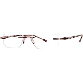 Scojo New York Gels Octagon Reading Glasses, Handmade Scratch Resistant Readers for Women and Men