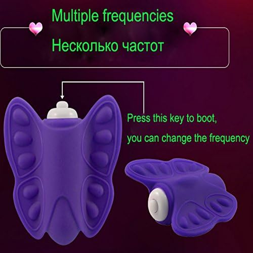 Jacder(TM) Butterfly Cli to ris Vi bra tor For Women Vi bra ting Egg Mas tur ba tor Or ga sm Waterproof Pocket Vi bra tors g ay Adult Se x Product[purple]