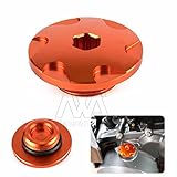 For KTM Duke 250 RC250 2017-2018 For KTM Duke 390 2013-2018 Motorcycle CNC Aluminum Orange Car Racing Engine Cover Camshaft Oil Plug