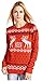 CHRISTMAS Sweater / Cardigan, with Various Lovely Patterns of Reindeer / Snowman / Snowflakes / Tree (S, Deer&Snowflake-Red)