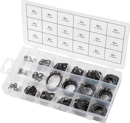 Ks Tools 970 0100 Assortiment De Circlips De Type Externe X300 Coffret De 300 Circlips Amazon Fr Bricolage