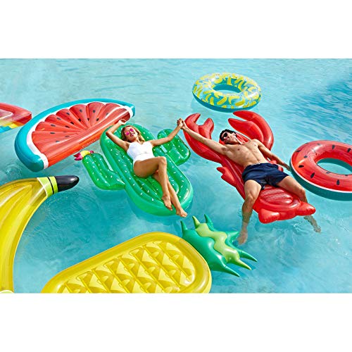 Sunnylife Luxury Adult Inflatable Pool Float Lie Down Beach Toy - Pineapple
