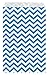 200 pcs Blue Chevron Paper Gift Bags Shopping Sales Tote Bags 6
