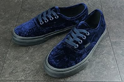 vans authentic navy black