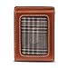 HOJ Co. Deacon ID BIFOLD Front Pocket Wallet-Full Grain Leather-Bifold Money Clip Wallet (Brown Smooth)