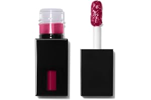 e.l.f. Glossy Lip Stain, Long-Lasting, Lightweight Lip Stain For A Sheer Pop Of Color & Subtle Gloss Finish, Vegan & Cruelty-Free, Fiery Red
