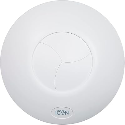 Airflow iCON 30 Extractor Fan 33l/s 100mm Duct Silent Iris Shutter 10.7W