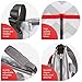 Baby Diaper Bag for Girls & Boys – 3 in 1 Compact Diaper Weekender Tote Bag Bottle Bag, Changing Pad & Stroller Straps. Premium Unisex Chevron Grey w/13 Pockets. Ideal Baby Shower Gift for Mom & Dad