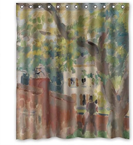 SUNSMILES Width X Height / 60 X 72 Inches / W H 150 By 180 Cm Polyester Art Painting Rik Wouters - The Old Walnut Tree Christmas Shower Curtains Fabric Is Fit For Kids Birthday Valentine Him Coupl