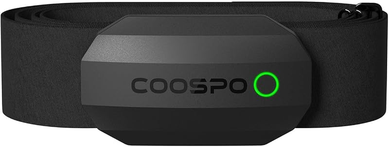 H808S Capteur de Fréquence Cardiaque Bluetooth5.0 Ant+, Cardio Fréquencemètres ECG/EKG, Étanche IP67, Compatible avec Wahoo, Strava, Adidas, Coosporide, Polar Beat, Kinomap