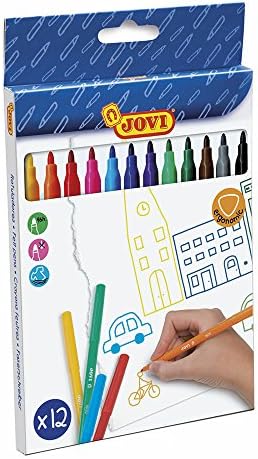 JOVI Felt-tip Pens 12 assorted colours