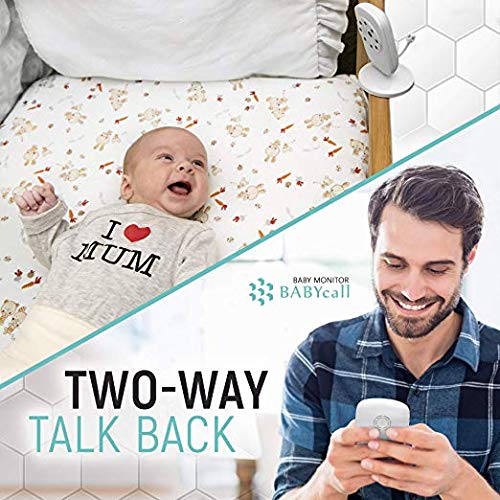 Video Baby Monitor with Camera - Upgrade 2019 Model of Monitoring System with Night Vision, Two Way Audio, Temperature detectors - Long Range Wireless Monitoring by BABYcall - Thumbnail 3