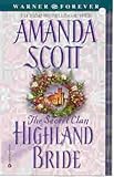Front cover for the book Highland Bride by Amanda Scott