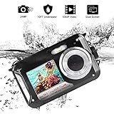 Waterproof Digital Camera FHD 1080P Underwater Camera 24.0MP Waterproof Camera Selfie Dual Screen Point and Shoot Underwater Digital Camera