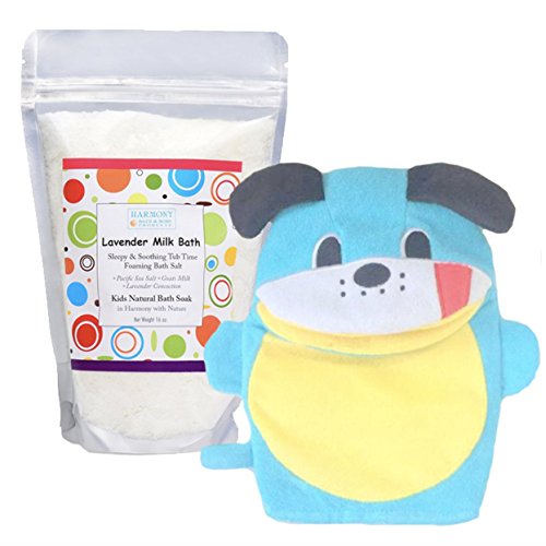 LAVENDER BATH MILK KIDS (Lavender Bath Milk + Puppy Bath Cloth)