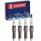 4 pc DENSO Iridium Long Life Spark Plugs for Toyota Corolla 1.8L L4 2009-15 | OE-grade iridium center for factory-spec efficiency and 80,000-100,000 mile service life.