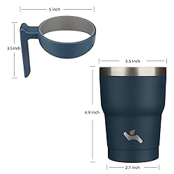 Konokyo 10 oz Tumbler with Handle and 2 Straw 2
