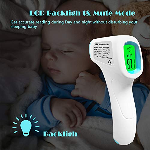 Thermometer for Adults, Digital Forehead Thermometers Adult No Touch