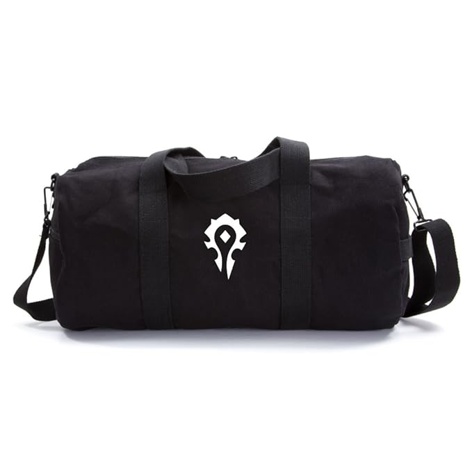 world of warcraft canvas duffle bag