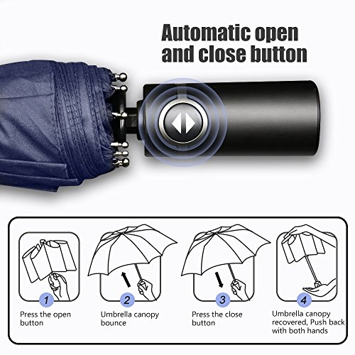 6 Bodyguard+Compact+Umbrella+Windproof+Protection