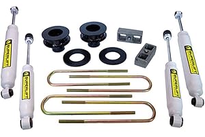 RealTruck SUPERLIFT SUSPENSION 2.5" Lift Kit for Ford F-250/F-350 | Complete Lift Kit with Front & Rear Shadow Series Shocks | K1007 | Fits 2011-2016 Ford F-250 / F-350 4WD