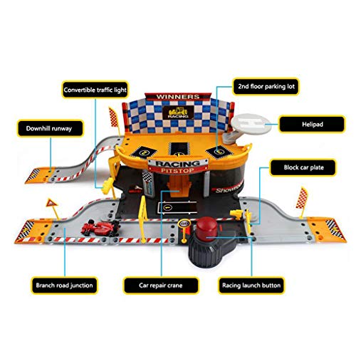 image for Siyushop City Car Road Service Station Garage Toy Children's Toy Set B