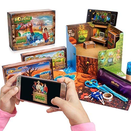 Boxitale Knights of Nature Interactive Craft Game Adventure for Kids uses Phone / Tablet Free App, Stem Skill Development
