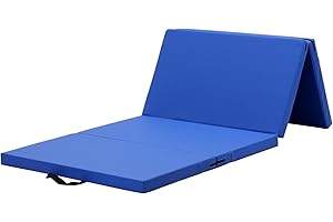 KaRaDaStyle Gymnastics Mat Folding Stretch Mats 71"x31"x2" Exercise Muscle Training Children Play Horizontal Bar Mat Yoga Sports Soundproof Home Use