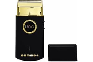 GAMMA+ Uno Mini-Sized Travel Cordless Mens Single Foil Shaver, Micro-USB Rechargeable for Shorter Facial Stubble