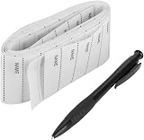 Akozon 200Pcs Custom Name Labels White Woven for Clothing Durable Sew-On view 6