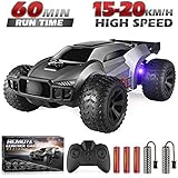 EpochAir Remote Control Car - 2.4GHz High Speed RC Cars ,Offroad Hobby RC Racing Car with 2 Rechargeable Batteries and LED Lights,Electric Toy Car Gift for 3 4 5 6 7 8 Year Old Boys Girls Kids