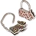 b.m.c BMC 4pc Theme Designed Shoulder Handbag Folding Purse Holder Hangers Hooks Set