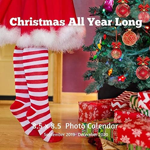 Christmas All Year Long 8.5 X 8.5 Calendar September 2019 -December 2020: Monthly Calendar with U.S./UK/ Canadian/Christian/Jewish/Muslim Holidays-Holiday Season Paperback – May 27, 2019