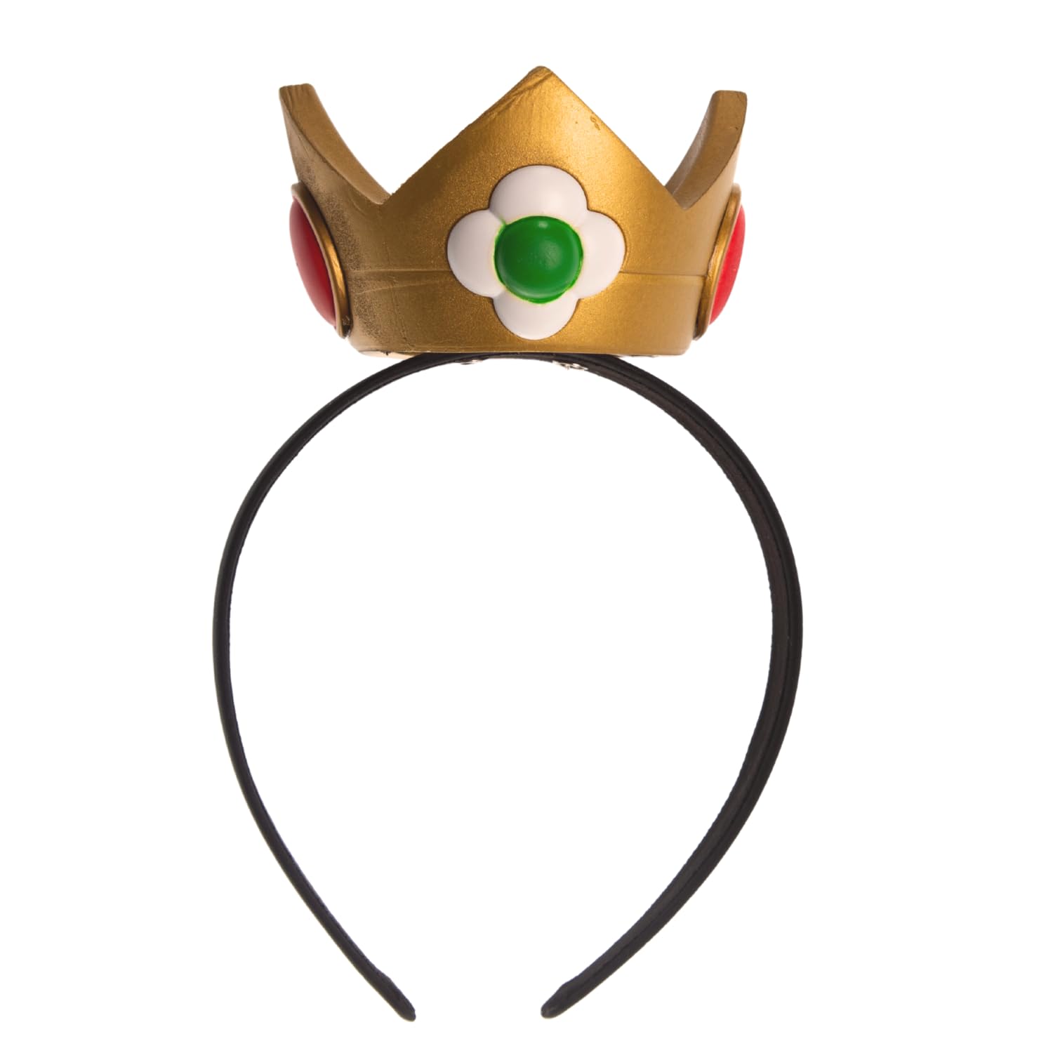 Photo 1 of ComfyCamper Womens OSFM Princess Crown on Headband Gem Flower Tiara Halloween Costume Accessories Cosplay Adult