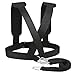 PELLOR Resistance Shoulder Strap, Training Equipment Weight Bearing Band Black Easy to Use Lightweight Gym Must Home Exerciser