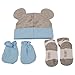 Disney Newborn Baby Boys’ Take Me Home Layette Gift Set: 3D Ear Hat, Socks and Mitten: Mickey Mouse, Winnie The Pooh, Size 0-3 Months, Mickey