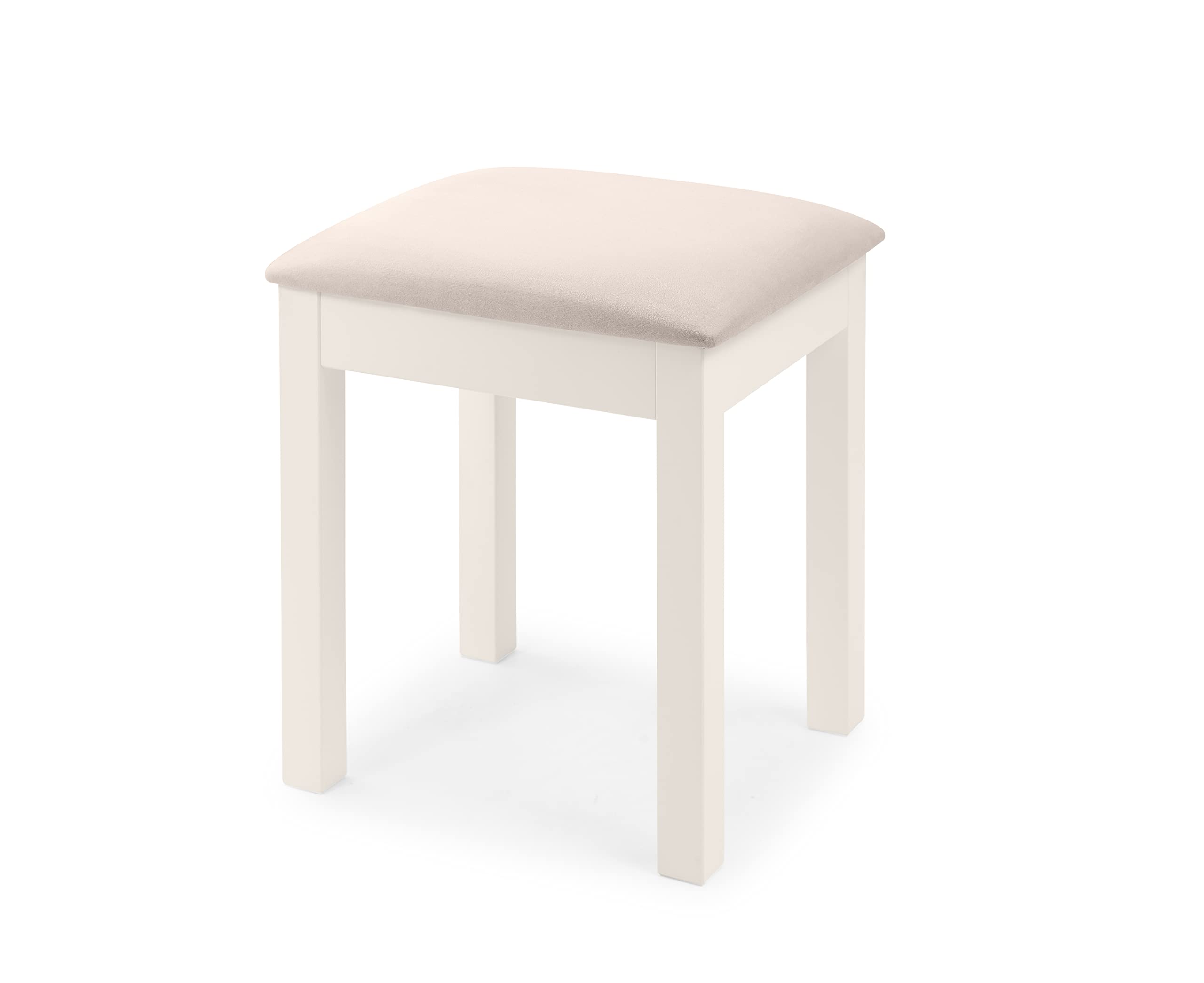 Julian Bowen Maine Dressing Stool, Surf White