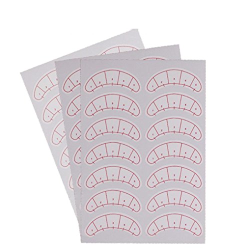 Alonea 140 Pcs Eyelash Extension Fabrics Pads Stickers Patches Adhesive Tape Tool (White)