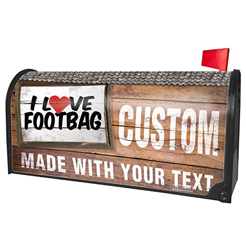 NEONBLOND Custom Mailbox Cover I Love Footbag