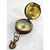 Brass-Nautical-Brass-Pocket-Compass-in-Gift-Case
