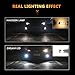 OXILAM H8-H11 LED Fog-Light Bulbs Extremely Bright 2600 Lumens 6000K Xenon White Non-polarity Sensitive for Fog-Lights or DRL , Pack of 2
