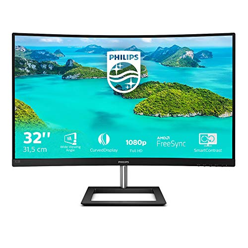 Philips-Monitors-322E1C00-32-Curved1500R-Full-HD-75Hz-VA-FreeSync-1920x1080-D-Sub-HDMI-1x14-Displayport-1x12