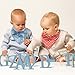 WloveTravel Baby Bandana Drool Bibs, 8-Pack Unisex Bibs for Drooling and Teething, Gift Set with 100% Organic Cotton, Hypoallergenic Soft & Absorbent in 8 Unique Designs
