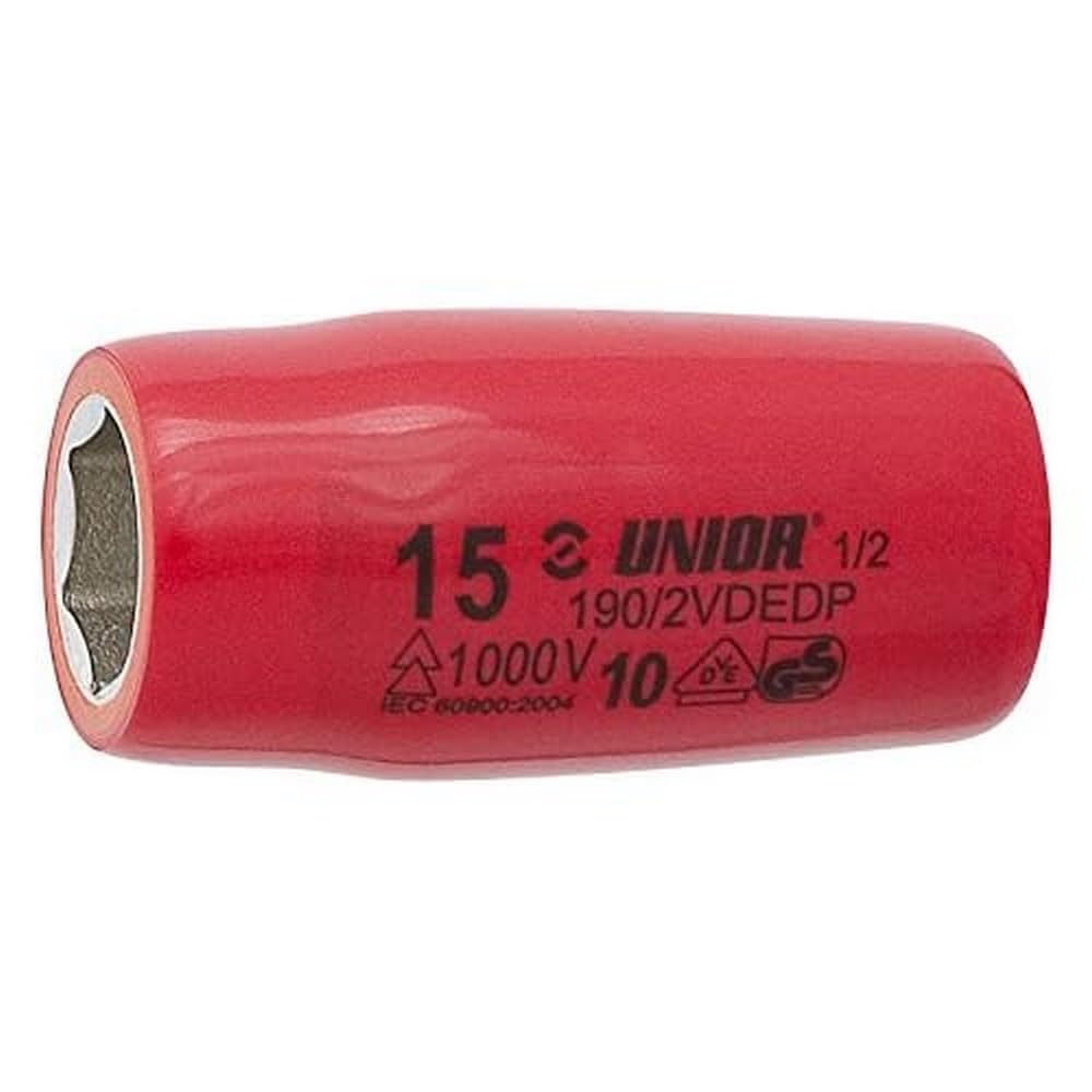 Unior 190/2VDEDP Socket 1/2 Inches, Fully Insulated, 32 mm