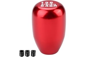 6 Speed Shift knob-Acouto Gear Shift Knob, 6 Speed Shift Knob Car Universal Modification Metal Manual Knob Gear Shift Head Sh
