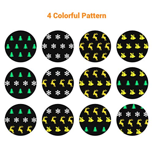 Dr. Prepare DPL-1CL02 Christmas Projector Indoor Outdoor Holiday Lights with Remote Control, IP65 Waterproof, Rotating Patterns for Xmas Home Party Garden Landscape Wall Decorations - Thumbnail 3